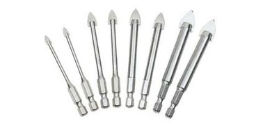1/4 Hex Skank Glass Drill Bits YG6X Nagich 3-20mm