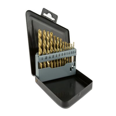 Zestaw wiertarki lewej ręki HSS z powłoką azotanu tytanu