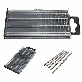 Zestaw wierteł mikrometrycznych HSS 0.3-1.6mm DIN338, w pełni szlifowanych do metalu