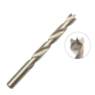 HSS Brad Point Drill Bit DIN338 Całkowicie zmielony jasny wykończenie