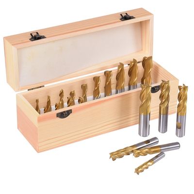 DIN844 4 Flut HSS End Mill dla metalu aluminium ze stali nierdzewnej