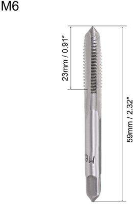 HSS M6 Ręczne klapki Fluty 1 ton metryczny
