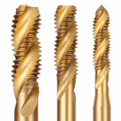 Gwintowniki maszynowe spiralne HSS DIN376 do stali i aluminium
