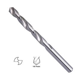 1-13 mm DIN338 Wiertła HSS z chwytem prostym, błyszczące, polerowane na aluminium / tworzywo sztuczne