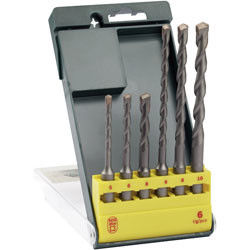 6PCS SDS Plus Hammer Drill Bit Set do granitu betonowego