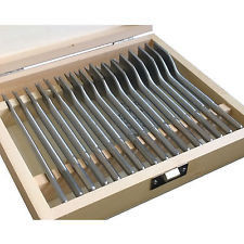 Zestaw 16 wierteł do drewna z chwytem sześciokątnym, wykonanych z jasnej stali wysokowęglowej