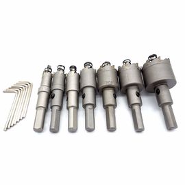 7 sztuk 14-35mm Tungsten Carbide zestaw piły z dziurami